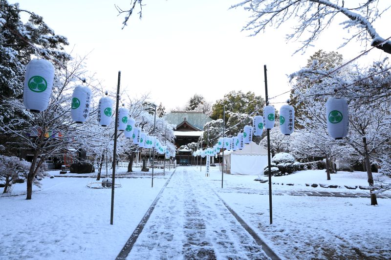 雪の東漸寺