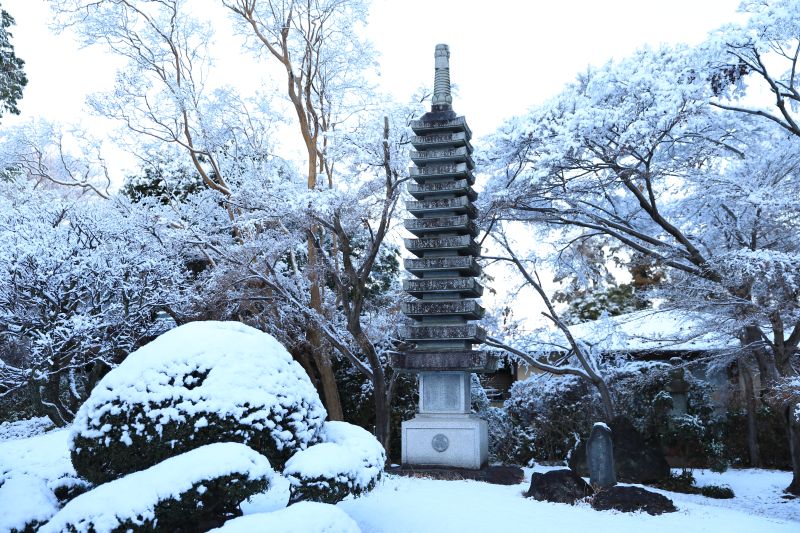 雪の東漸寺