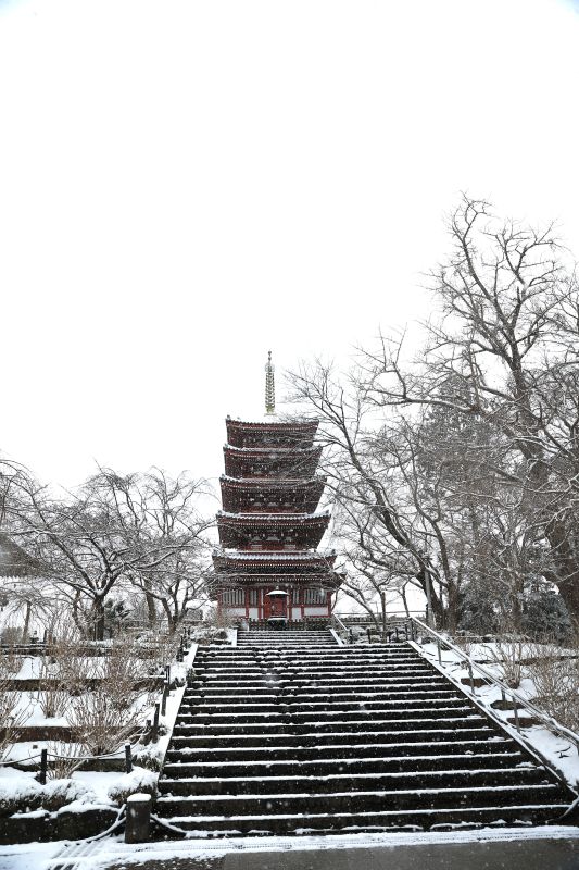 雪の本土寺